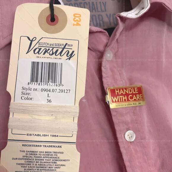 Scotch & Soda Shirt – Oxford Button-Down (Men’s L, NWT) - Picture 2 of 4